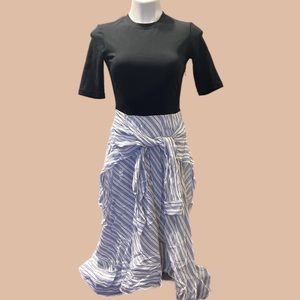 Monogram Stripes Print dress